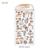 Molinta Sticker Sheet - I Love Bread

Celebrate your love for bread with this charming Molinta sticker sheet. Featuring adorable illustrations in Molinta’s signature whimsical style, these stickers are perfect for decorating planners, journals, scrapbooks, and happy mail.

90x162mm
Material: Writing Paper
Includes 1 sticker sheet