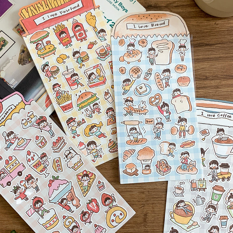 Molinta Sticker Sheet - I Love Fast Food

Celebrate your love for fast food with this charming Molinta sticker sheet. Featuring adorable illustrations in Molinta’s signature whimsical style, these stickers are perfect for decorating planners, journals, scrapbooks, and happy mail.

90x162mm
Material: Writing Paper
Includes 1 sticker sheet