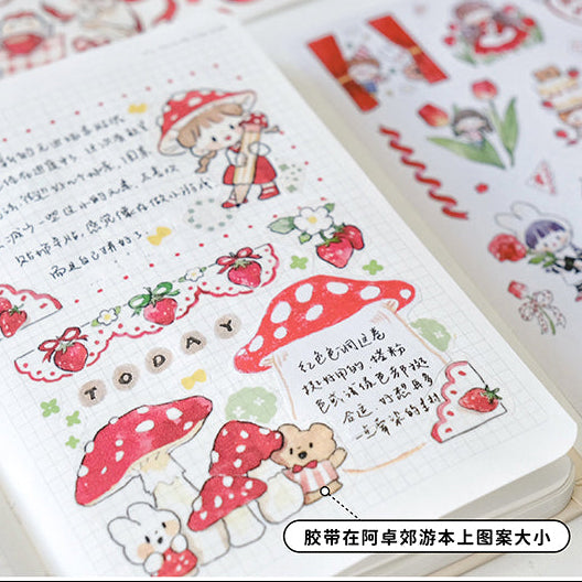 Molinta Sticker Sheet - Pure Red

Celebrate your love for all things red with this charming Molinta sticker sheet. Featuring adorable illustrations in Molinta’s signature whimsical style, these stickers are perfect for decorating planners, journals, scrapbooks, and happy mail.

105x148mm
Material: Japanese Paper
Includes 2 sticker sheets