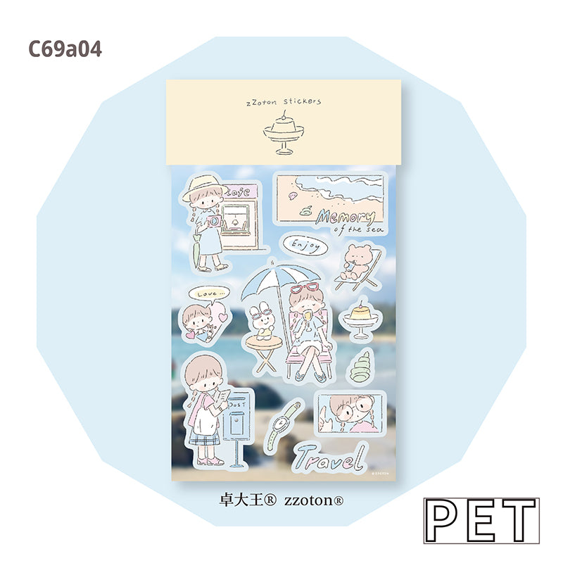 Molinta Sticker Sheet - Seaside Memories

&nbsp;Featuring adorable illustrations in Molinta’s signature whimsical style, these stickers are perfect for decorating planners, journals, scrapbooks, and happy mail.

105x148mm
Material: PVC or PET
Includes 1 sticker sheet