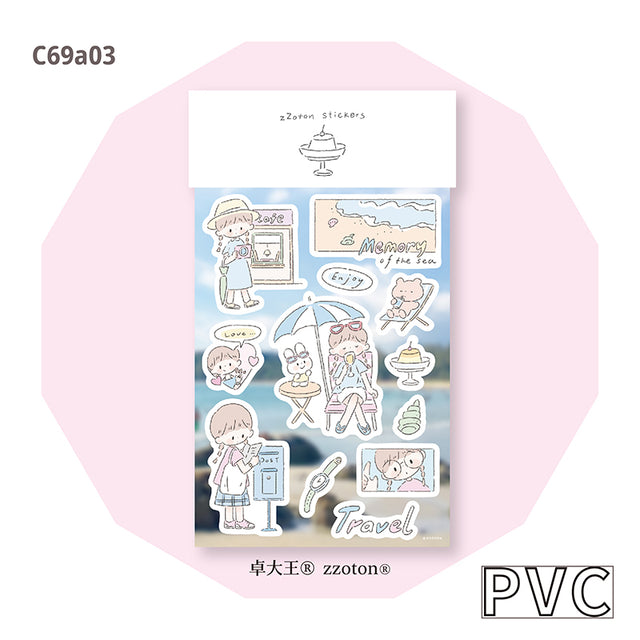 Molinta Sticker Sheet - Seaside Memories

&nbsp;Featuring adorable illustrations in Molinta’s signature whimsical style, these stickers are perfect for decorating planners, journals, scrapbooks, and happy mail.

105x148mm
Material: PVC or PET
Includes 1 sticker sheet