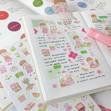 Featuring an adorable collection of melon themed illustrations, this sticker sheet adds a sweet, whimsical touch to planners, cards, photo albums, and creative projects. Each design is printed on durable paper with vibrant colors for easy decoration!