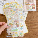 Featuring an adorable collection of illustrations that depict different moods for each day, this sticker sheet adds a joyful, whimsical touch to planners, cards, photo albums, and creative projects. Each design is printed on durable writing paper with vibrant colors for easy decoration!