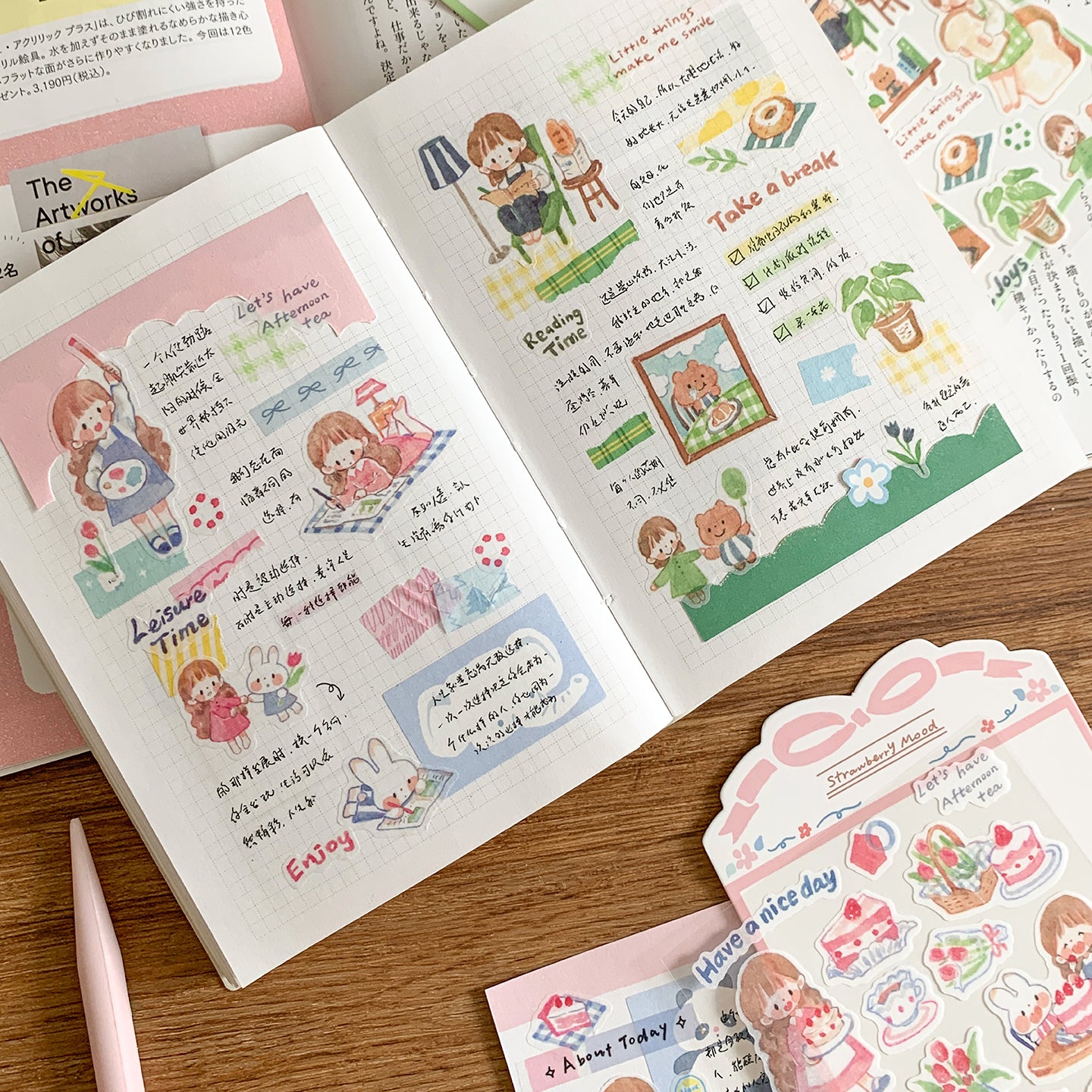 Molinta Sticker Sheet - Today's Mood Series – Little Craft Place
