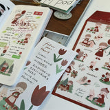 Featuring an adorable collection of tulip themed illustrations, this sticker sheet adds a sweet, romantic touch to planners, cards, photo albums, and creative projects. Each design is printed on durable PVC material for crisp colors and long‑lasting use.