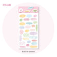 Featuring an adorable collection of different framing illustrations, this sticker sheet adds a personal, whimsical touch to planners, cards, photo albums, and creative projects. Each design is printed on durable kraft paper to incorporate your own little touches of writing!