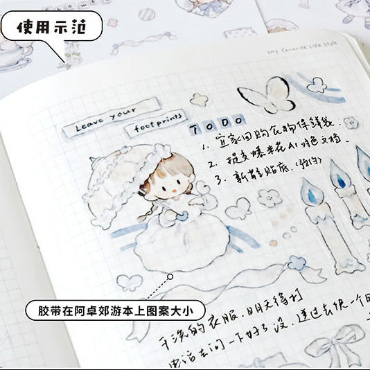 Molinta Sticker Sheet - White

Celebrate your love for the color white with this charming Molinta sticker sheet. Featuring adorable illustrations in Molinta’s signature whimsical style, these stickers are perfect for decorating planners, journals, scrapbooks, and happy mail.

105x148mm
Material: Japanese Paper
Includes 2 sticker sheets