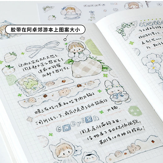 Molinta Sticker Sheet - White

Celebrate your love for the color white with this charming Molinta sticker sheet. Featuring adorable illustrations in Molinta’s signature whimsical style, these stickers are perfect for decorating planners, journals, scrapbooks, and happy mail.

105x148mm
Material: Japanese Paper
Includes 2 sticker sheets