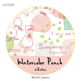 Molinta - Watercolor Peach Washi Tape