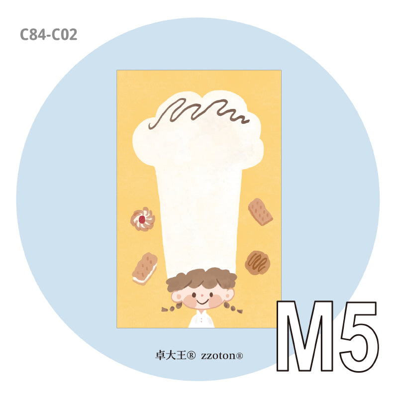 Molinta&nbsp;M5 Memo Paper - Chef Azhuo's Hat

Featuring an adorable chef‑themed design, this memo pad is perfect for keeping track of daily tasks, habits, or little notes while bringing a playful kitchen vibe to your planner or scrapbook.

Specifications: 67mm x 105mm
Double-sided
Material: 120g white kraft paper
Number of pages: 20