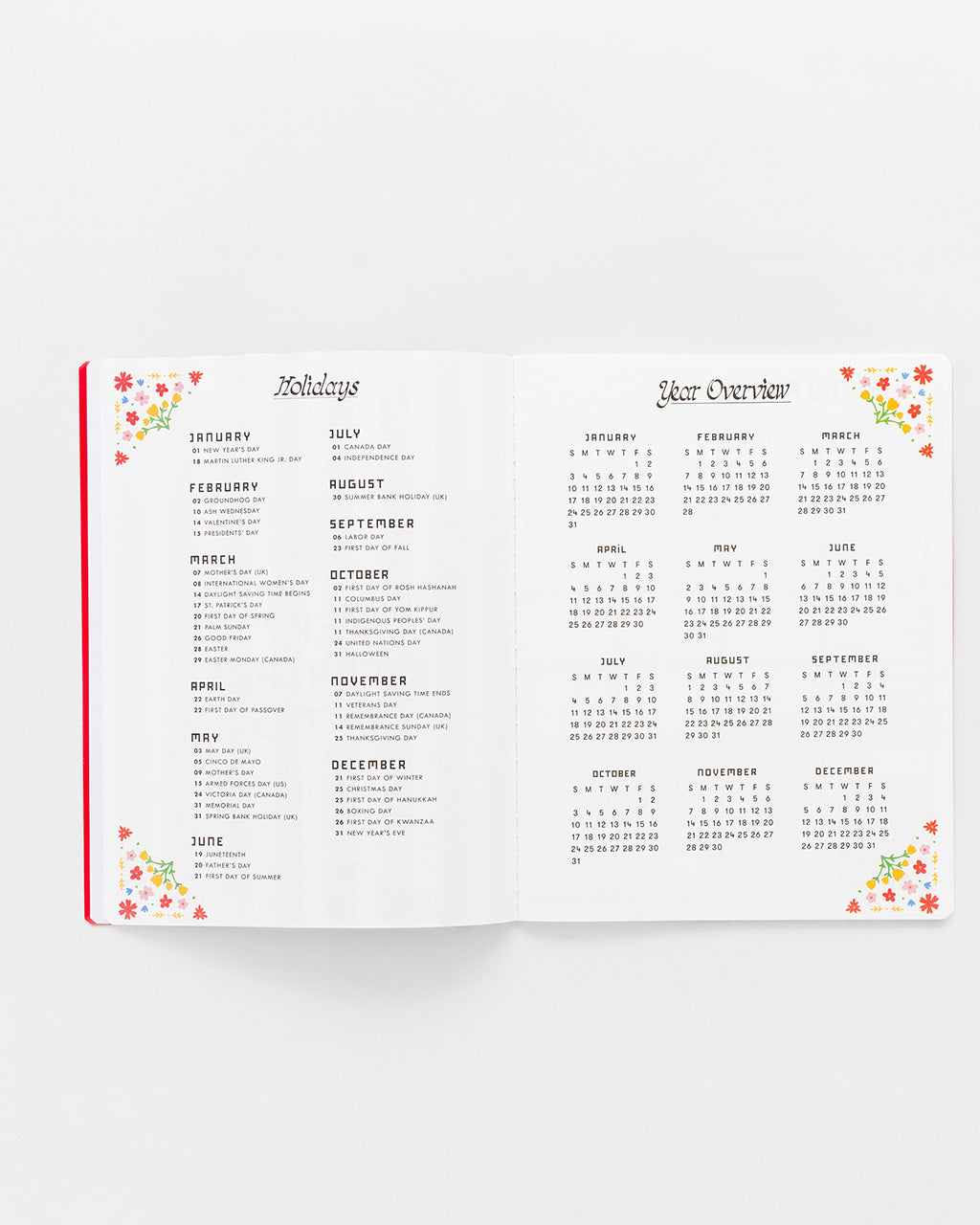 Ban.do Monthly 12-Month Planner Scandinavian Icons