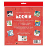 In every window, a delightful sticker of a Moomin character or object. A fine new art advent calendar from Flame Tree.

Enjoy the countdown to Christmas! Open a numbered window every day in December until the big day and reveal a seasonal image to help you get in the festive spirit! Featuring a delightful snowy Moomin scene, each window reveals an image from Tove Jansson's beloved Moomin world. Printed on FSC-certified paper.