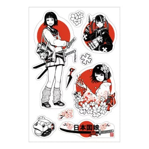Multi-Sticker Terry's Factory - Japanese Girl 1