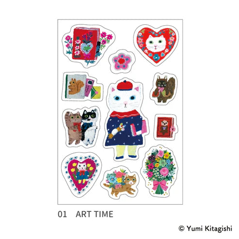 Multi-Sticker Yumi Kitagishi - Art Time