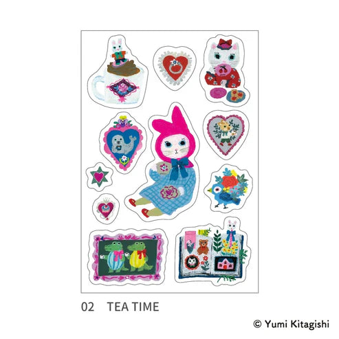 Multi-Sticker Yumi Kitagishi - Tea Time