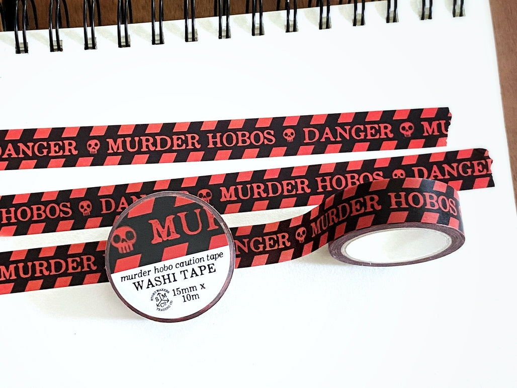 Murder Hobo Washi Tape - For D&D, Dungeon Masters, Rpg