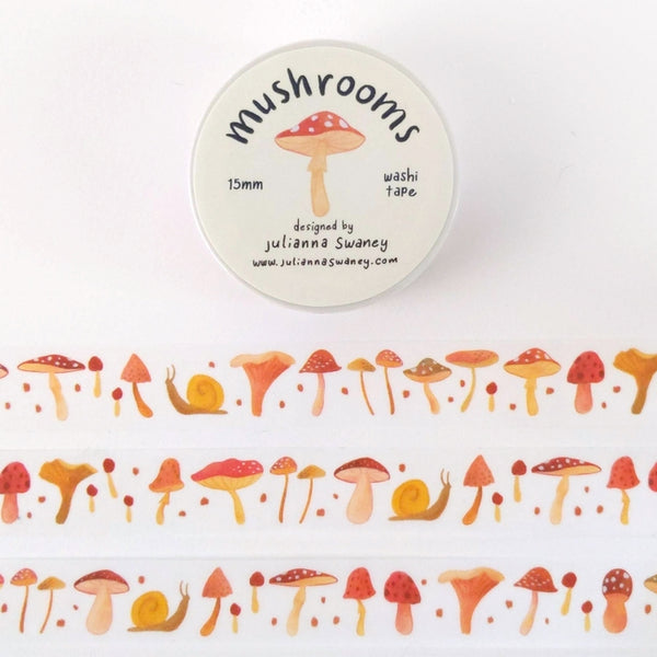 mushroom folk washi tape — These Things Shop // cute plushies and  accessories for you