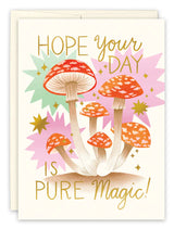 Mushrooms Birthday Card