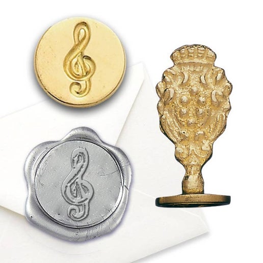 Music Note Florentine Brass Wax Seal Stamper