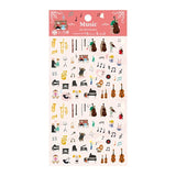 Music Sticker Sheet

This is a small size transparent material sticker that is easy to decorate in planners or journals. It contains two identical illustrations, so you can use it for preservation, matching, or sharing.

Sheet size: Length 150× Width 90mm
Includes 1 sticker sheet