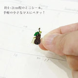 Music Sticker Sheet

This is a small size transparent material sticker that is easy to decorate in planners or journals. It contains two identical illustrations, so you can use it for preservation, matching, or sharing.

Sheet size: Length 150× Width 90mm
Includes 1 sticker sheet