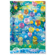 This is a postcard of cute animals by illustrator "Muumegu", who has a retro and antique world view. This postcard depicts cute animals releasing balloons and blowing bubbles with gold foil details encouraging you to reach for the sky.

4in x 5.8in