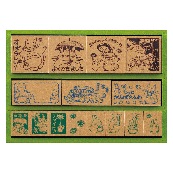 My Neighbor Totoro Wooden Reward Stamp DX Stamp Set – Little Craft