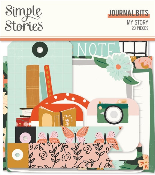 My Story Journal Bits & Pieces Die-Cuts 23/Pkg