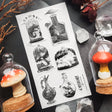 STICKII - Mysterious Little Worlds Sticker Sheet

🌩️🐻❄️ Something strange is brewing in @velillart's bottled-up world of wonders! Featuring a lighthouse amidst a storm, polar dreams of ice, and the curious lives of snails, frogs, and a mystical axolotl. This sheet feels like a cabinet of bottled curiosities gathered by a traveler who’s seen places no map could ever capture. Art by: @velillart

Top Coating: None
Adhesive Layer: Paper
Backing Layer: Clear PET
6.69"x3.54"
Weight: 0.03oz
1 Sheet Included