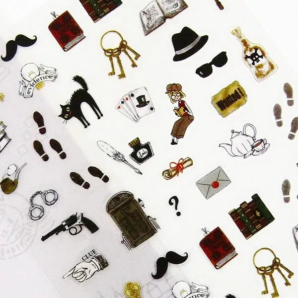 Mystery Sticker Sheet

This is a small size transparent material sticker that is easy to decorate in planners or journals. It contains two identical illustrations, so you can use it for preservation, matching, or sharing.

Sheet size: Length 150× Width 90mm
Includes 1 sticker sheet