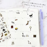 Mystery Sticker Sheet

This is a small size transparent material sticker that is easy to decorate in planners or journals. It contains two identical illustrations, so you can use it for preservation, matching, or sharing.

Sheet size: Length 150× Width 90mm
Includes 1 sticker sheet