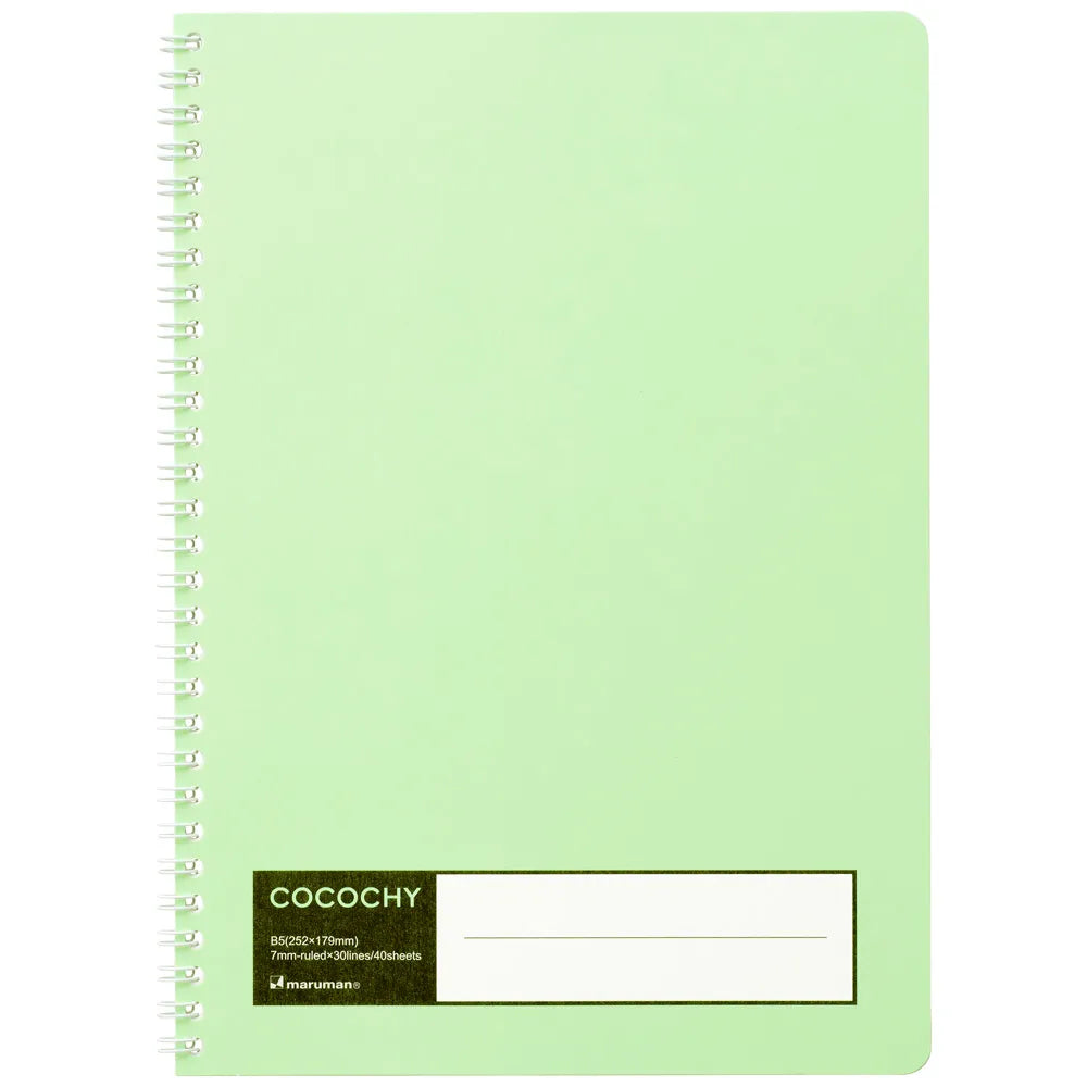 Maruman Cocochy B5 Notebook - Light Green