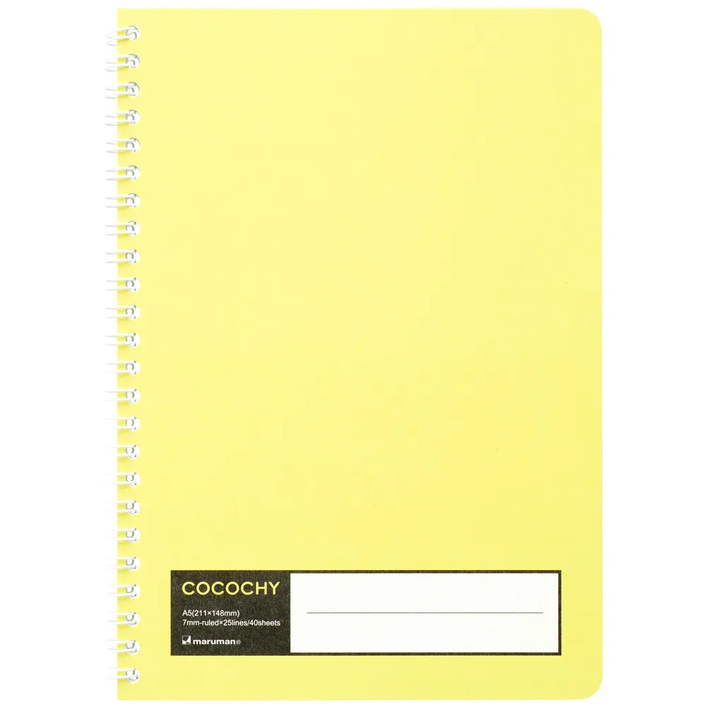 Maruman Cocochy A5 Notebook - Yellow