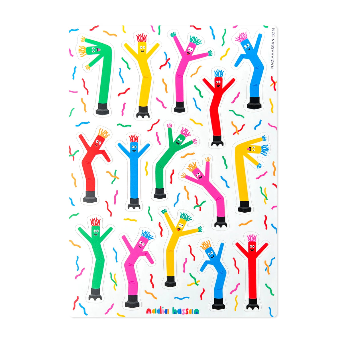Nadia Hassan - Wacky Wavers Sticker Sheet