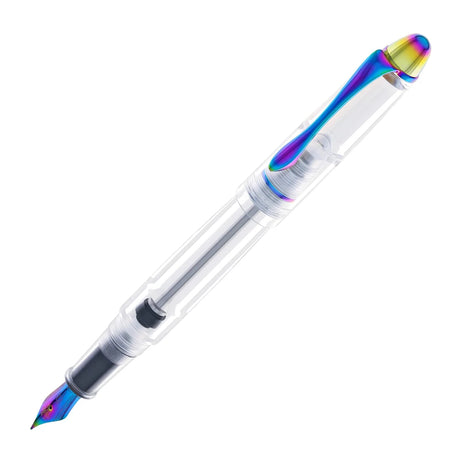 Nahvalur is proud to unveil the Fathom: Pride Limited Edition, the debut model in our all-new Fathom Collection. Designed to celebrate Pride Month and honor the vibrant LGBTQ+ community, this striking demonstrator fountain pen features iridescent rainbow-plated accents that shimmer with every angle—capturing the spirit of diversity, unity, and self-expression.