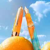 The Horizon collection is undeniably Nahvalur in every way—from our signature transparent ink window, to the piston-filling mechanism, all the way through its smooth in-house stainless steel nibs in fine, medium, broad, stub, and double broad sizes, the Horizon collection confidently embodies the very best of Nahvalur.