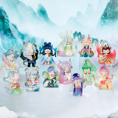 Surprise Figure Dolls: This series includes 12 different figures and 1 SECRET EDITION figure (Chang'e).&nbsp;

You will never know what you get until you open the box.

Material: PVC, Paper
