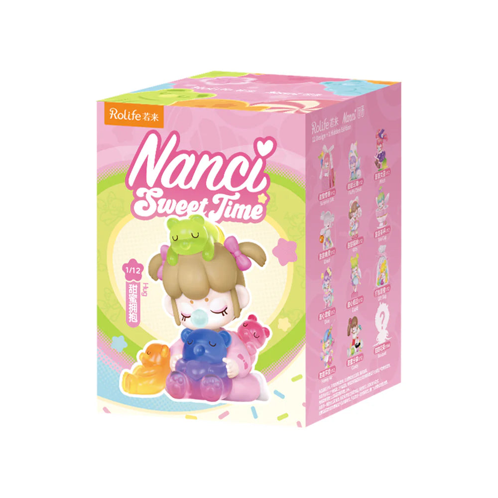 Nanci's Sweet Time Blind Box

Series Name: Rolife Nanci's Sweet Time Surprise Figure Dolls

Surprise Figure Dolls: This series includes 12 different figures and 1 SECRET EDITION figure. You will never know what you get until you open the box.

Material: PVC, Paper