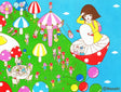 Naoshi Mushroom Land Postcard

These postcards are featuring striking colorful and whimsical world. Artwork made with colored sand and then scans them in high quality.