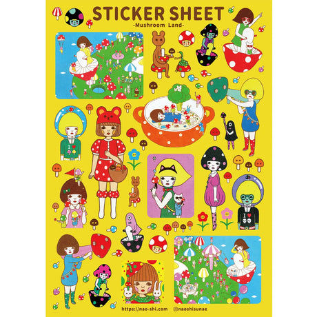 Naoshi Mushroom Land Sticker Sheet

Mushroom Land sticker sheet is perfect for decorating your journal, binder, planner, scrapbook or laptop.