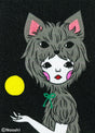 Naoshi Werewolf Postcard

These postcards are featuring striking colorful and whimsical world. Artwork made with colored sand and then scans them in high quality.