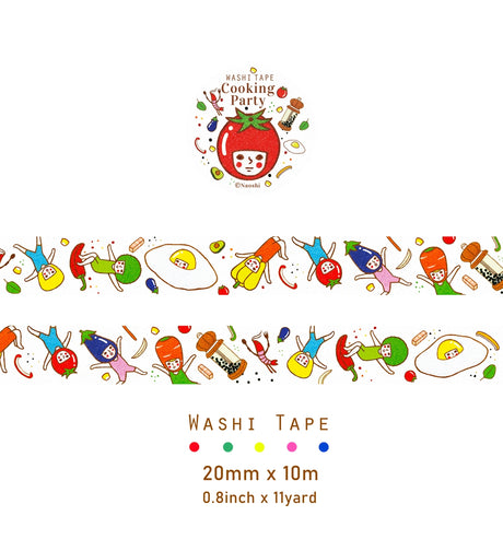 Naoshi - Cooking Party Washi Tape