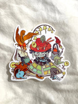 This large Comic Readers matte sticker scene is 4" x 3.83". Great for water bottles, laptops or notebooks! They’re durable and waterproof and the thick vinyl protects the stickers from scratching, water and sunlight.