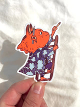 This little Painter matte sticker is 2.95" x 3". Great for water bottles, laptops or notebooks! They’re durable and waterproof and the thick vinyl protects the stickers from scratching, water and sunlight.