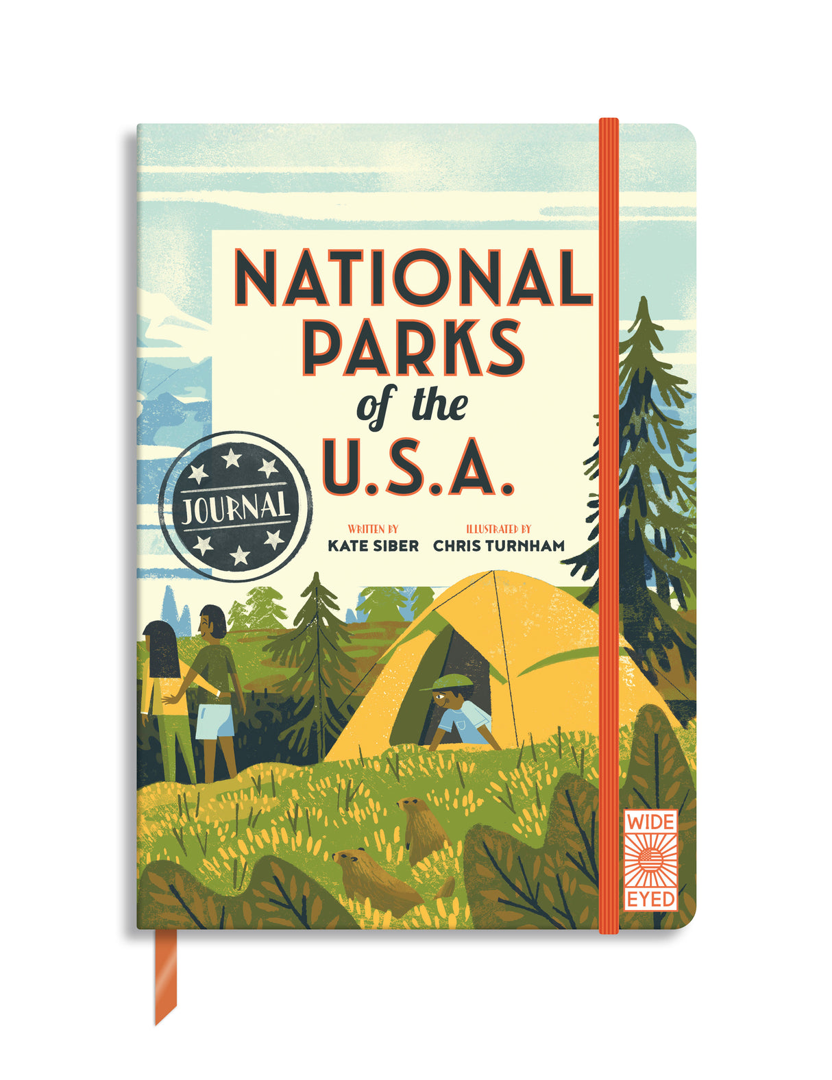 Explore the amazing National Parks with this keepsake journal to document your adventures. With a spread to fill in on 63 National Parks, including parks from each of the 50 States. 

Fill in the park name, date, weather, places you went, things you saw, favorite moment, and note down things to do next time, as well as adding drawings, pressed flowers or leaves, rubbings, photos and stamps. There is a spread for each national park and a place to add the unique stamp from every park you visit. Use the spotte