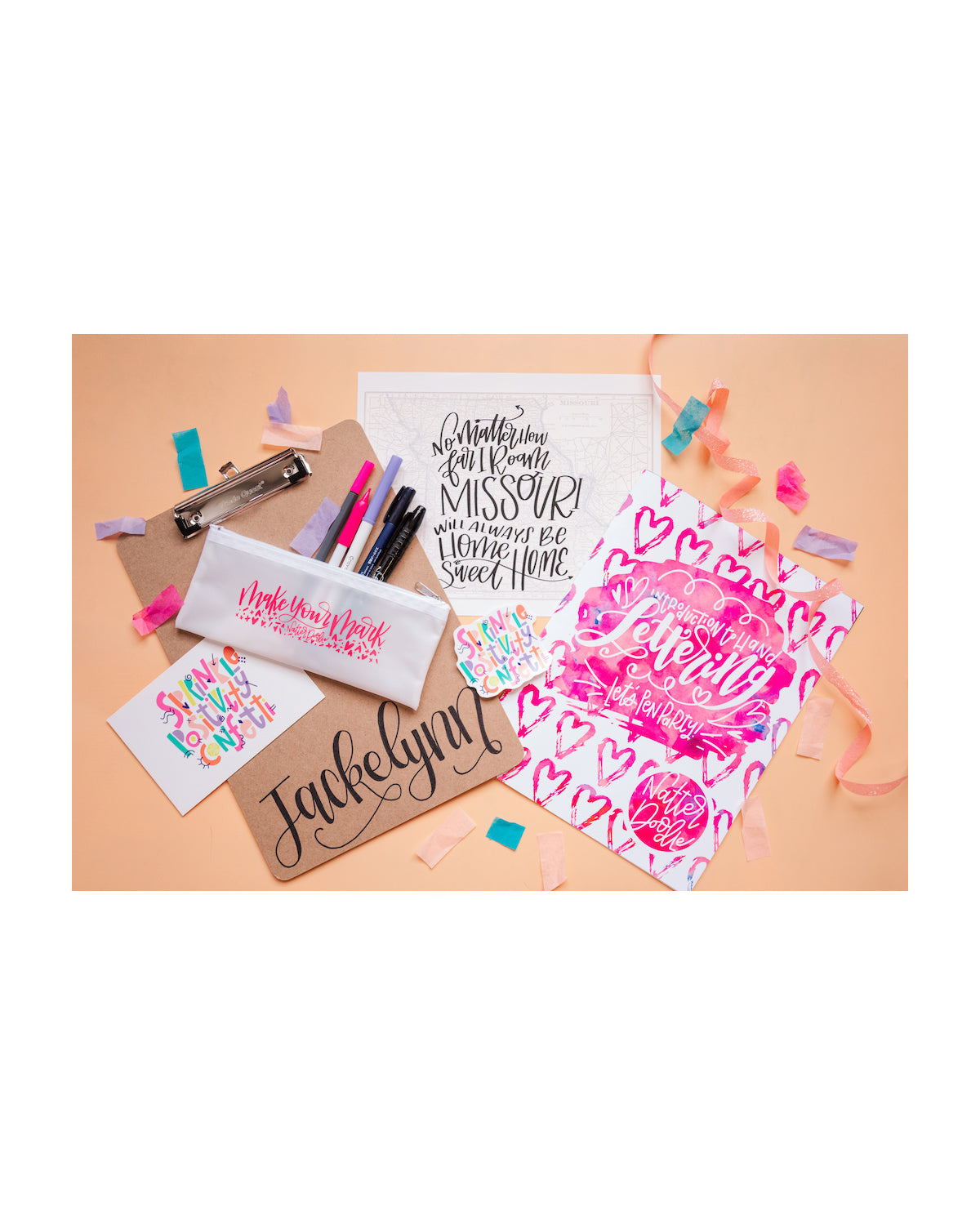 Introduction to Hand Lettering: Fauxligraphy Pen Party with NatterDoodle