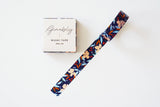 Cute, custom designed floral washi tape to add something extra to your stationery.