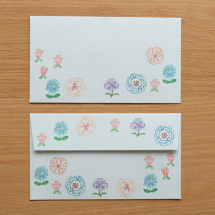 Juego de escritura de cartas Neko Hana Aiko Fukawa