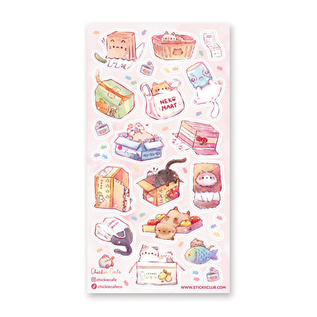 🐱📦 Filled with the cutest cats,&nbsp;@chickiecafe’s Neko Mart is absolutely purr-fect! These adorable furballs make themselves at home—snuggling in shopping bags, turning boxes into cozy beds, and making themselves comfy on merchandise. 