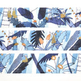 Nettai Foil-Stamped Masking Tape
This masking tape by illustrator Sayuri Fujimaki.&nbsp;The blue-based illustration is accented with sparkling gold foil, creating a stylish design.

20mm wide x 5m long